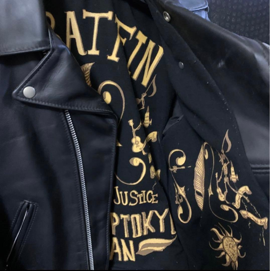 浅井健一 × SchottワンスターWライダース 34 サリンジャー号ピンズ付き