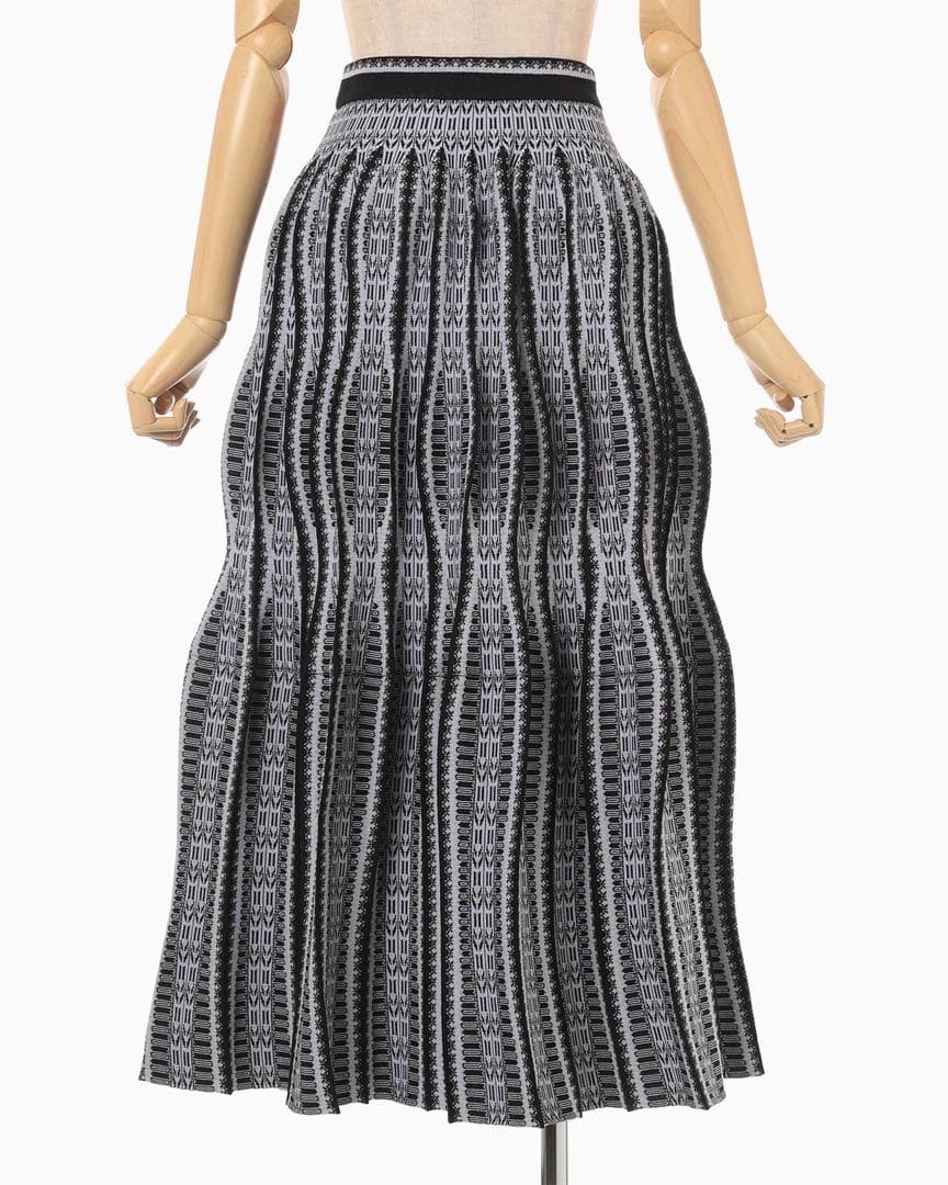 【新品未使用】 mame kurogouchi ニットプリーツスカート