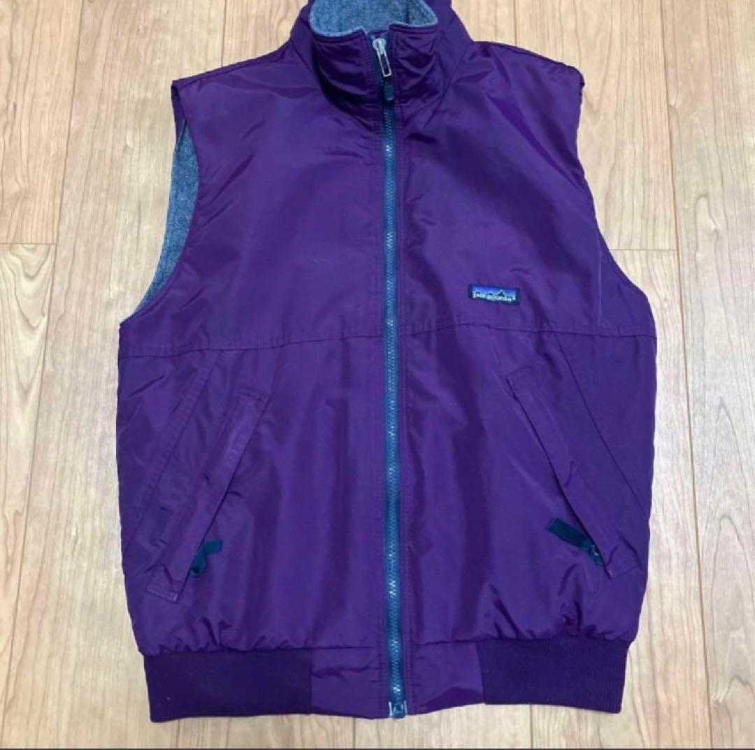 【USA製】パタゴニア シェルド シンチラ ベスト パープル サイズS