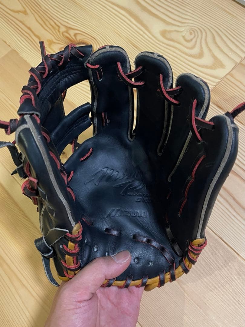 軟式ミズノプロ内野手用 Mブラック