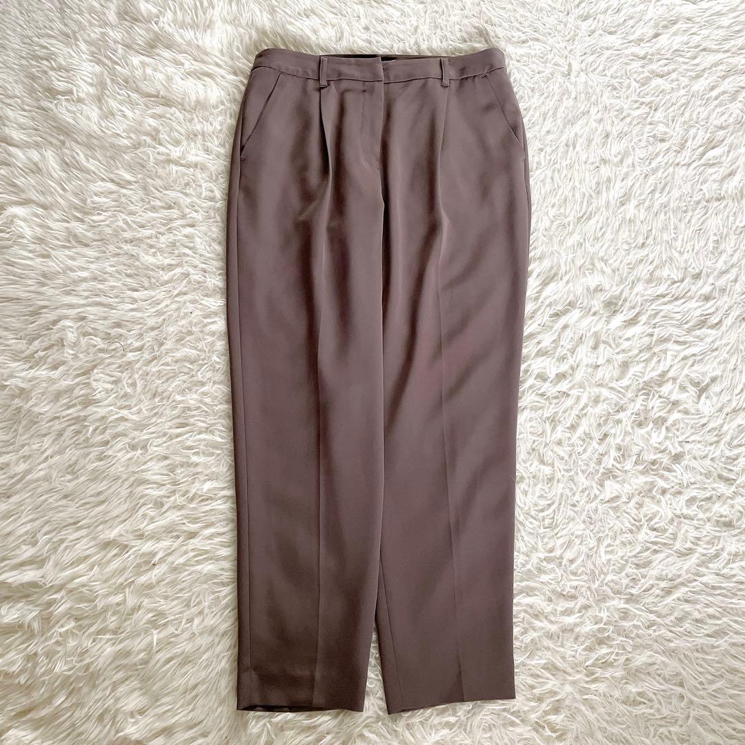 【ナチュラルビューティーベーシック】ノーカラージャケット パンツ ブラウス3点