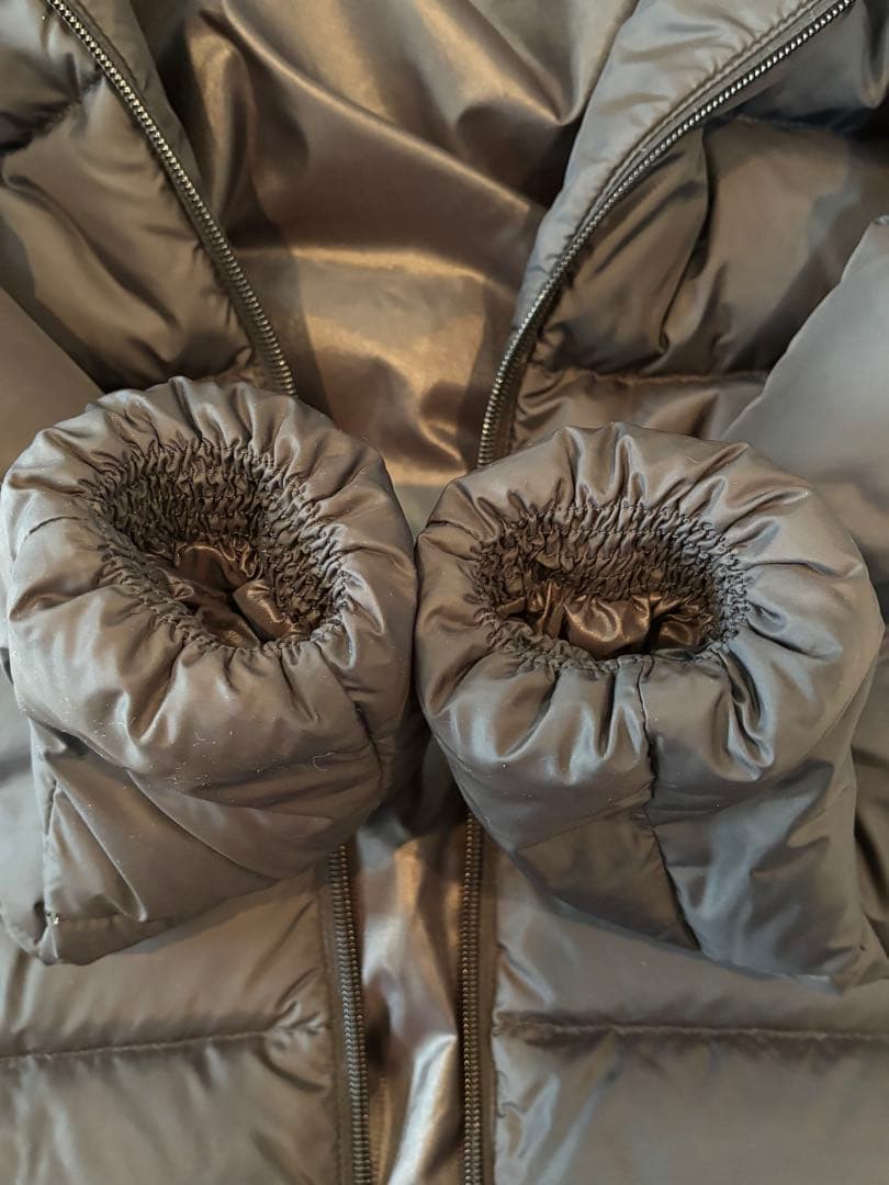 【美品】DUVETICA デュベティカ ダウンブラックラビットファー　42