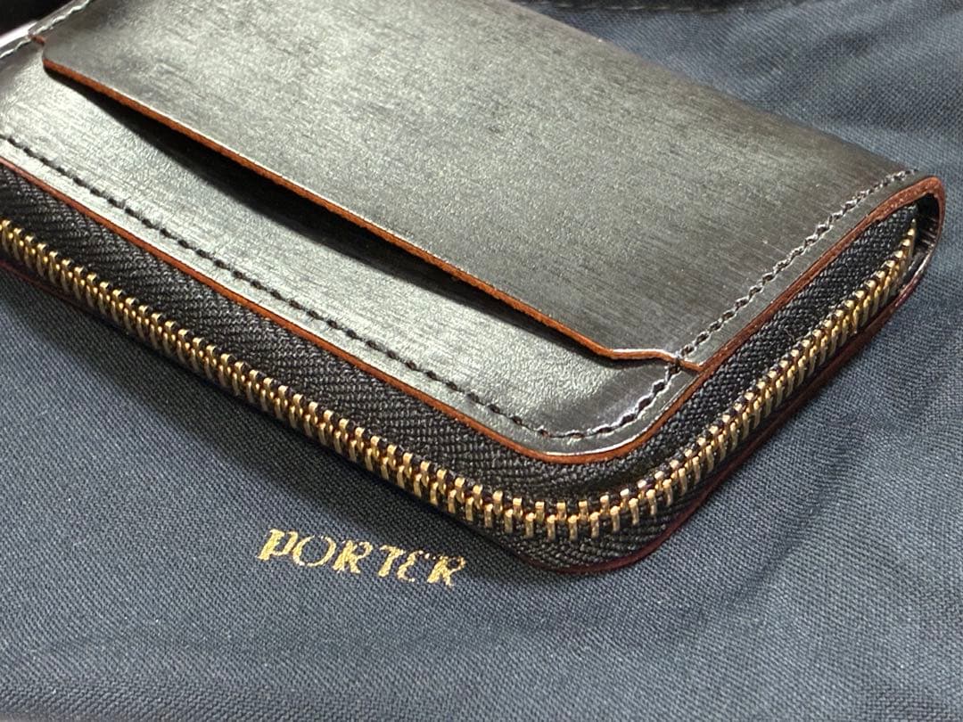 ポーター フィルム ケース カードケース ブラック レザー
