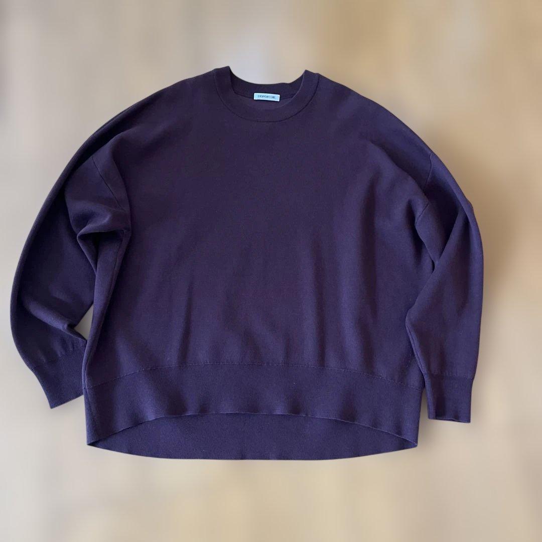 ドゥーズィエムクラス　ボルドーニット