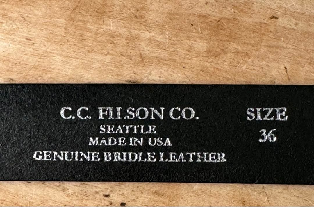 フィルソン　ベルト36 美品