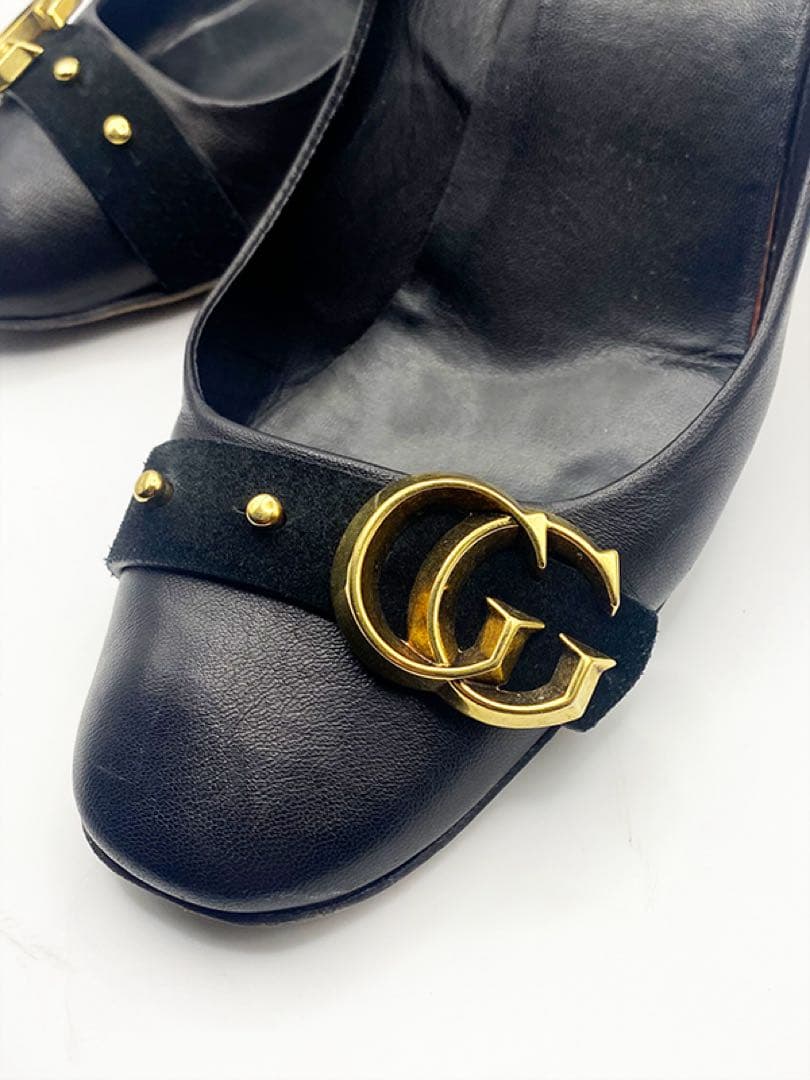 GUCCI グッチ レザーパンプス⑤‼️