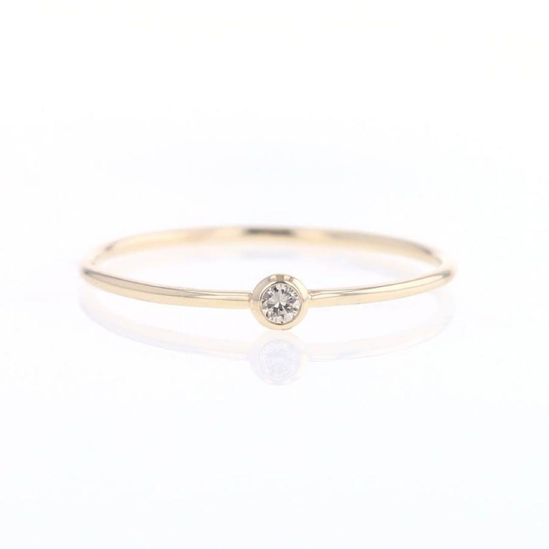 ダイヤモンド ゴールドリング 11号 覆輪