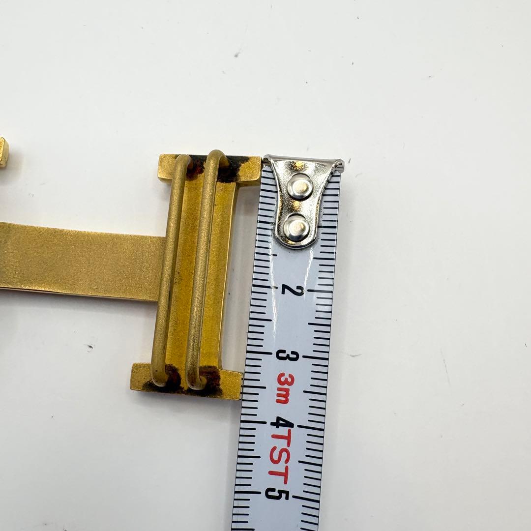 希少　HERMES Hバックル ゴールド ベルト用 バックルのみ 美品