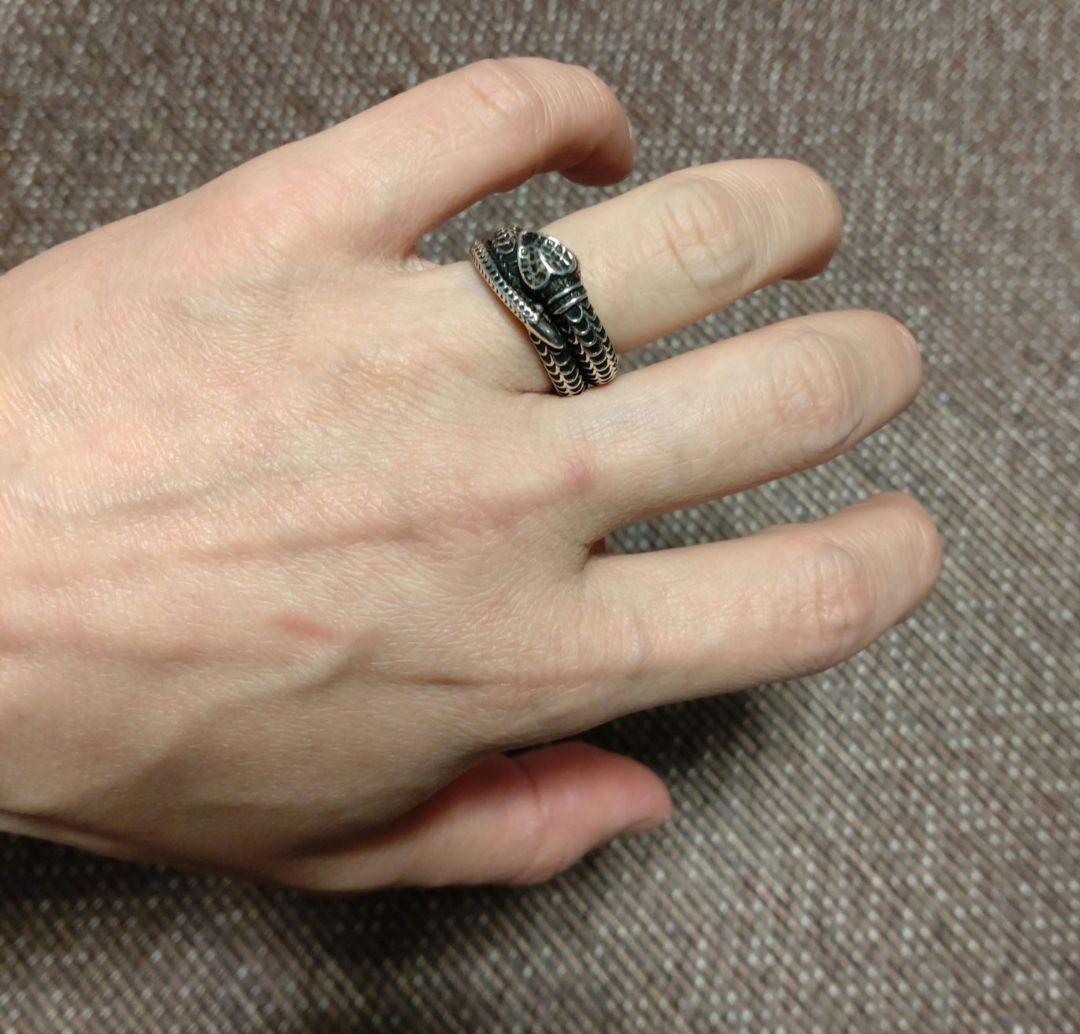 限定値下げ　GUCCI ガーデンスネークリング　シルバー　 13