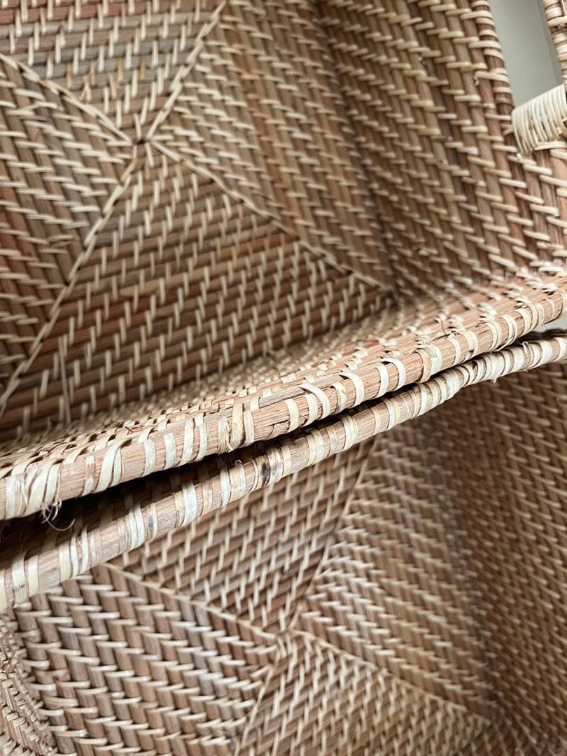 無印良品　重なるラタン　8点セット（うち4点蓋付）