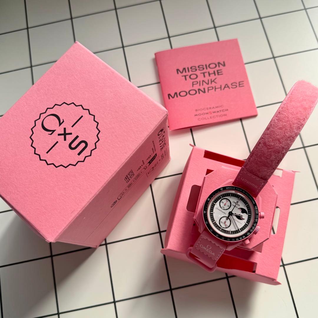 Swatch×OMEGA Mission tothePink Moonphase