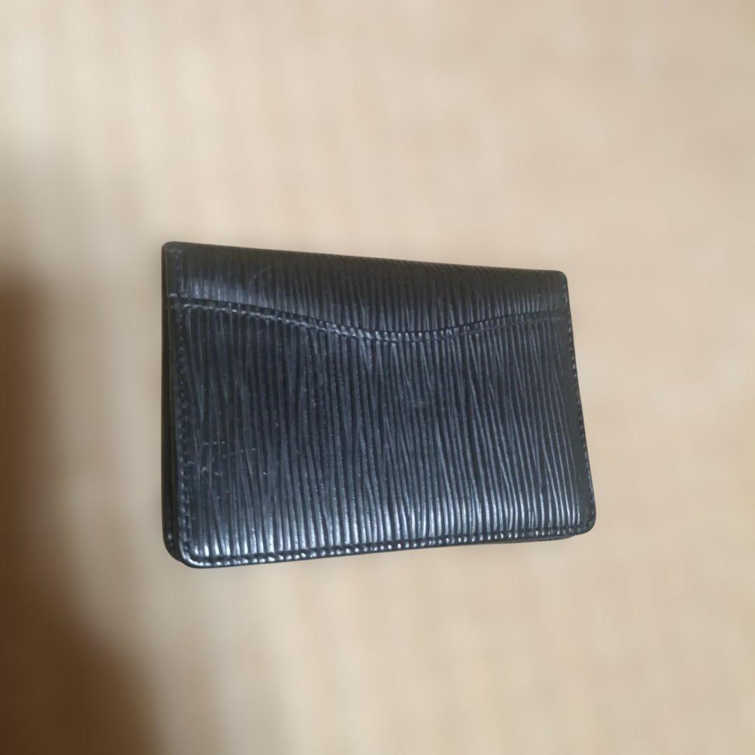 ルイヴィトン 名刺入れ 黒
