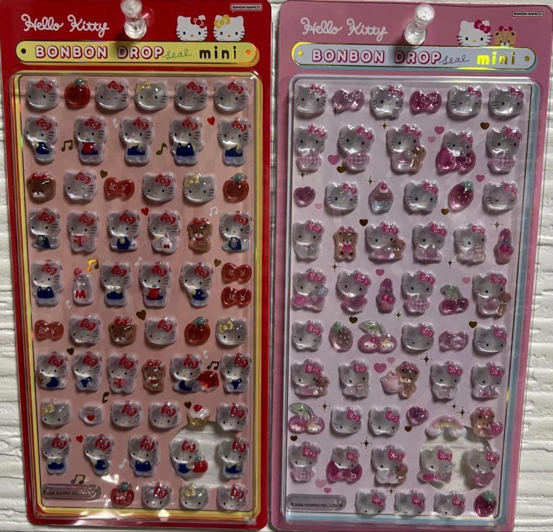 【마나미‪♔໊】サンリオボンボンドロップシールミニ　全8種 （コンプリート）