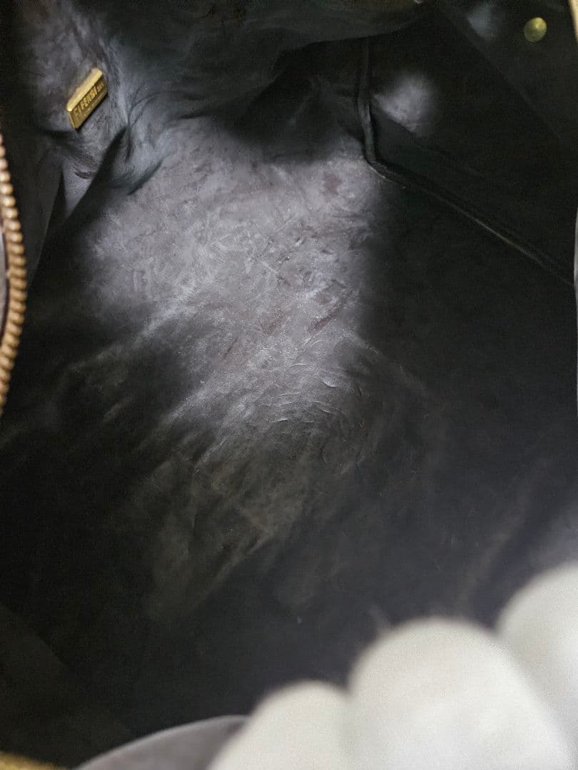 【良品】FENDI フェンディ ボストンバッグ FFズッカ 旅行用 ヴィンテージ