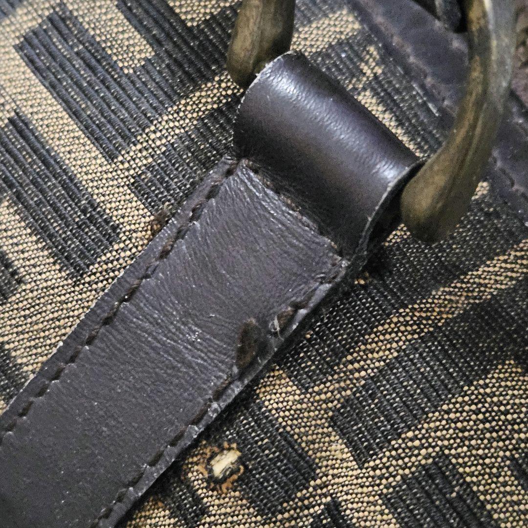 【良品】FENDI フェンディ ボストンバッグ FFズッカ 旅行用 ヴィンテージ