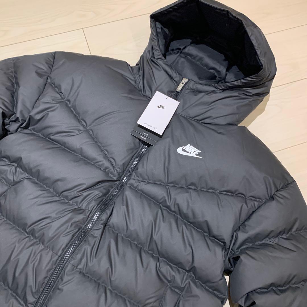新品 ナイキ ウィンドランナー Storm-FIT ダウンパーカー ブラック L