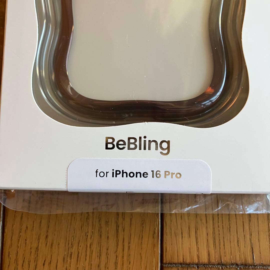 ブラックiPhone16pro・リングセットiface BeBling