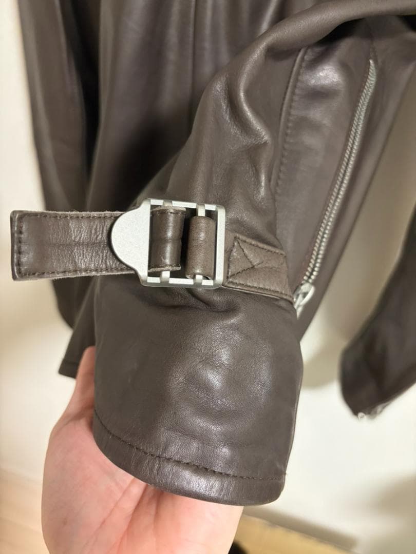 【Bamiki】Gstar raw ジースター レザーライダーズジャケット