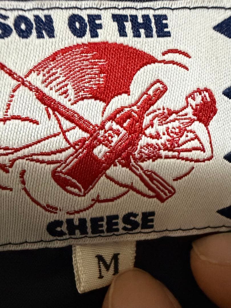 SON OF THE CHEESE ネイビー Mサイズ ダウンジャケット