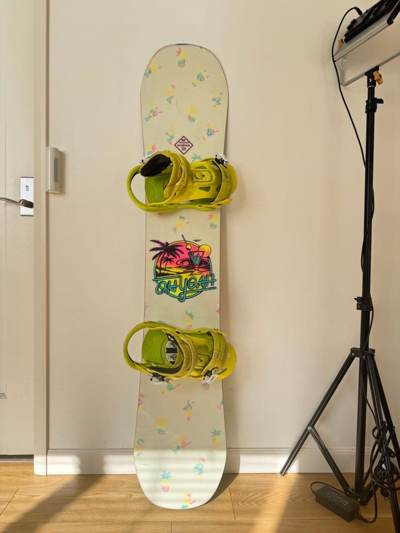 専Salomon OH YEAH ネオンイエロー 143cm FLUX RK30