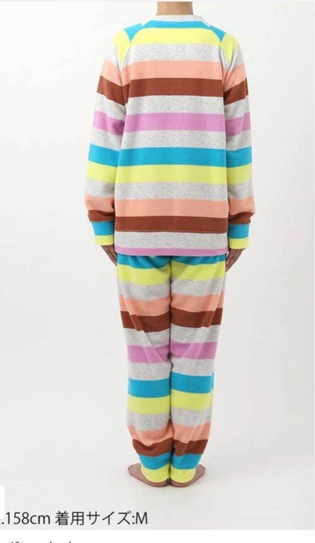 ツモリチサトパジャマ　ルームウェア あったかパイル素材　裏起毛　前開き　ワコール