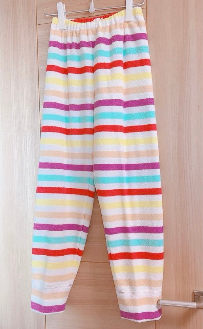 ツモリチサトパジャマ　ルームウェア あったかパイル素材　裏起毛　前開き　ワコール