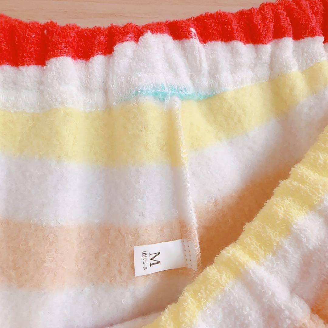 ツモリチサトパジャマ　ルームウェア あったかパイル素材　裏起毛　前開き　ワコール