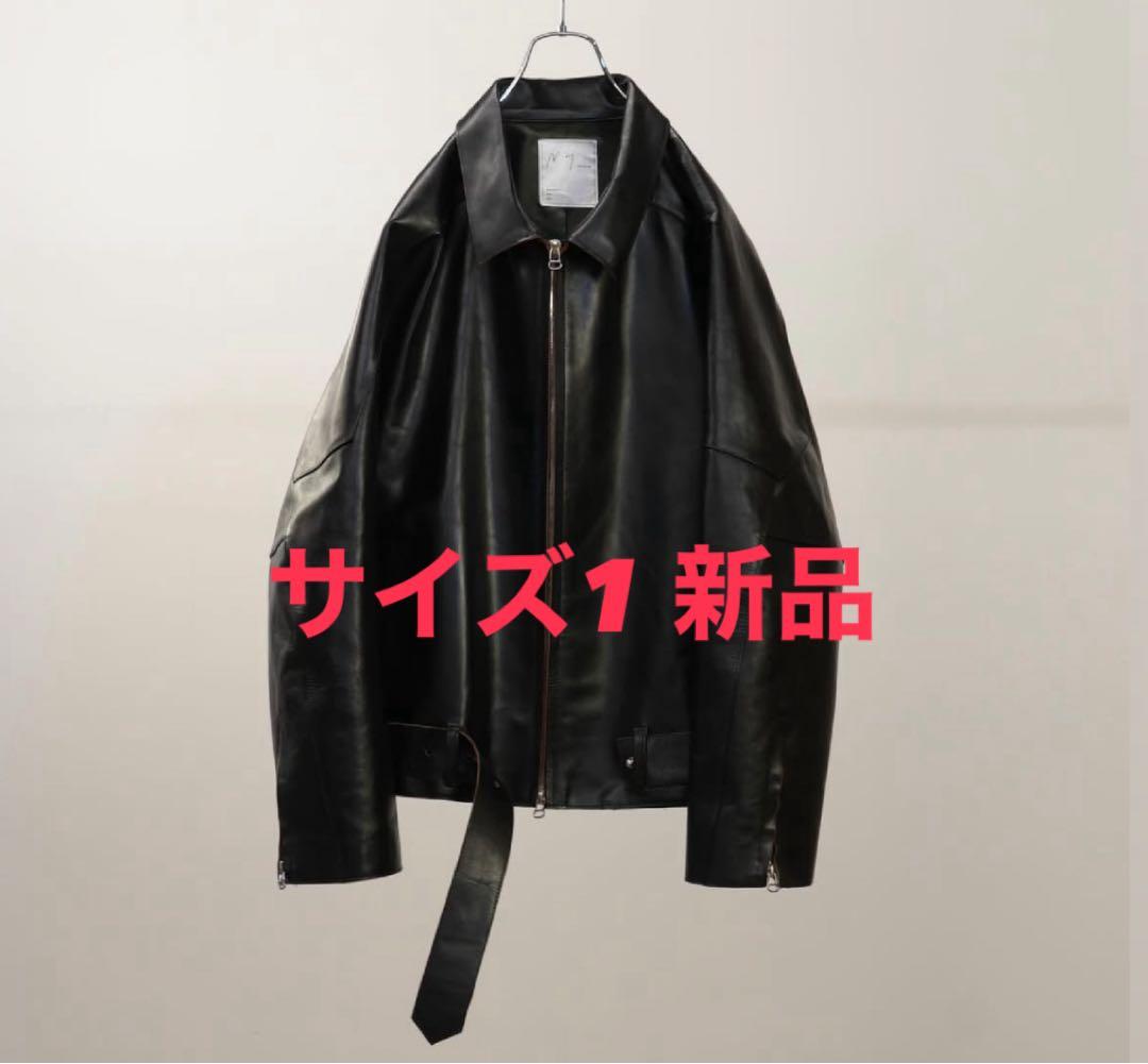 希少サイズ1 Ancellm H.L ZIP UP JACKETレザージャケット