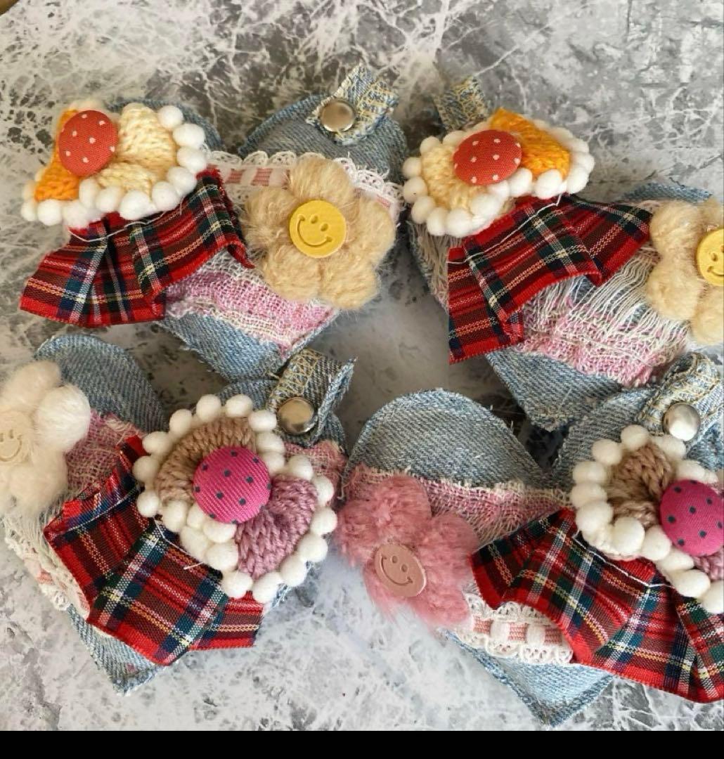 いちごパフェデニムリメイクチャーム★オーダー・お取置き