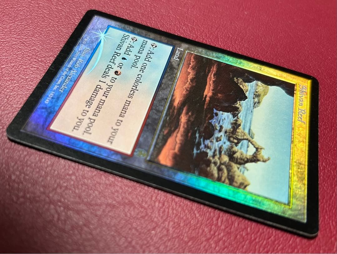 mtg シヴの浅瀬　Shivan Reef 英語　foil 1枚