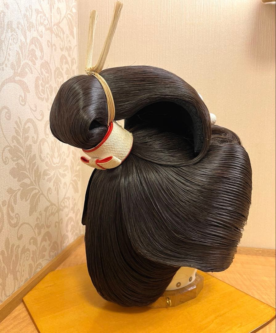 【軽量・人毛仕様】アズマかつら　日本髪｜自然色｜7号（大）｜婚礼・舞台・撮影に