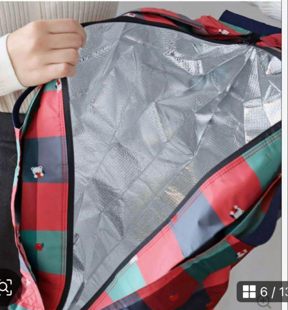 ま*♡様 新品ファミリア シュパット保冷バッグ (エコバッグ ファミリアチェック