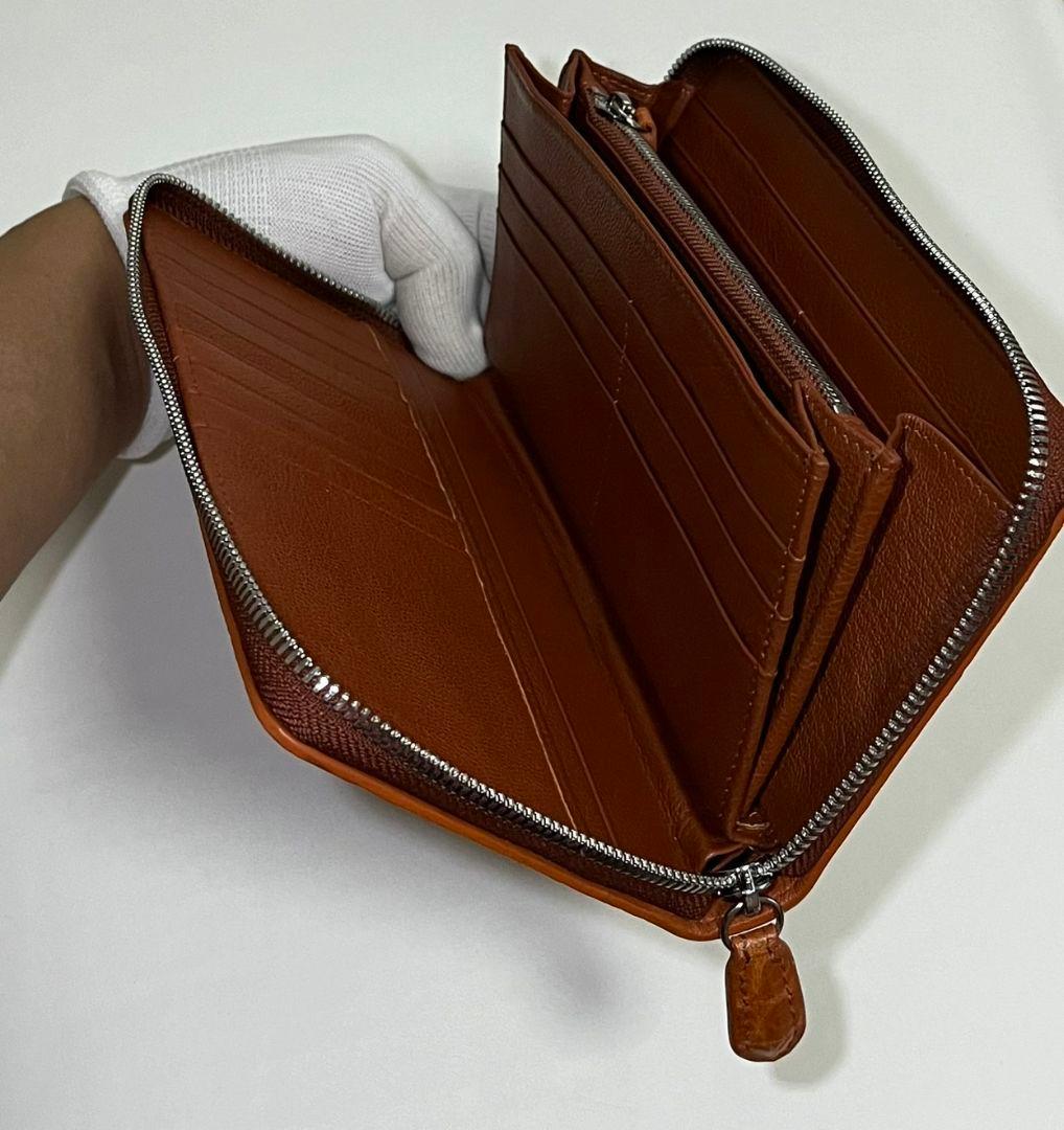 ★特別セール【新品・未使用】★大容量　クロコダイル 長財布 シャムワニ