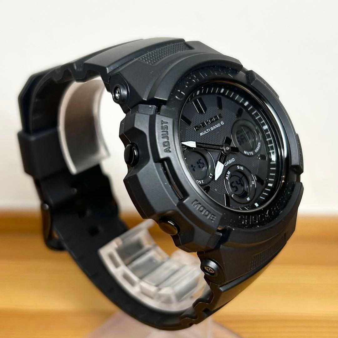 未使用級✨ G-SHOCK AWG-M100SBB 稼動品