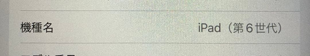 Apple iPad (第6世代) シルバー　32GB