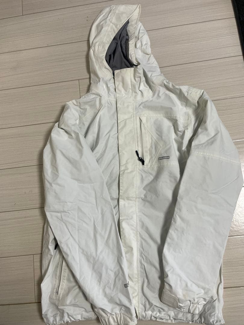 VOLCOM スノーボードウェア L ホワイト　ゴアテックス