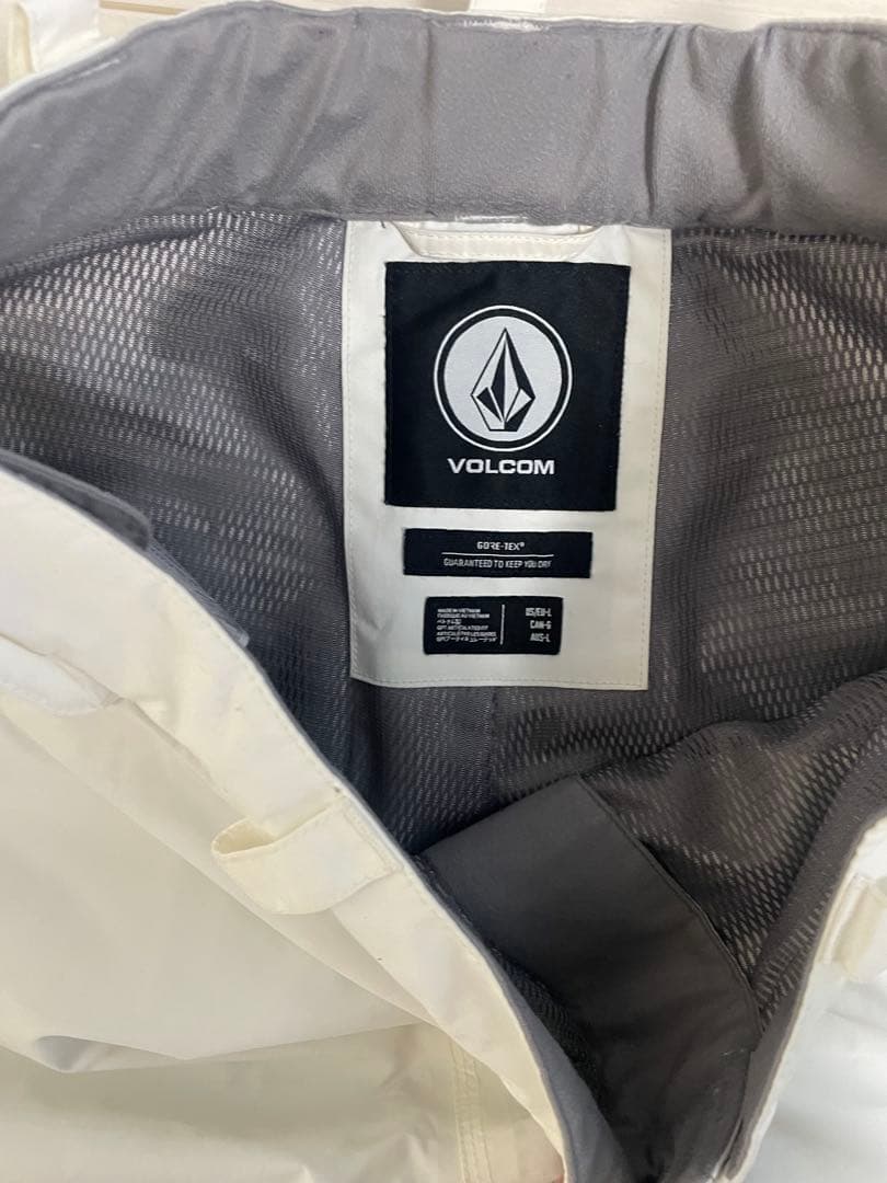 VOLCOM スノーボードウェア L ホワイト　ゴアテックス