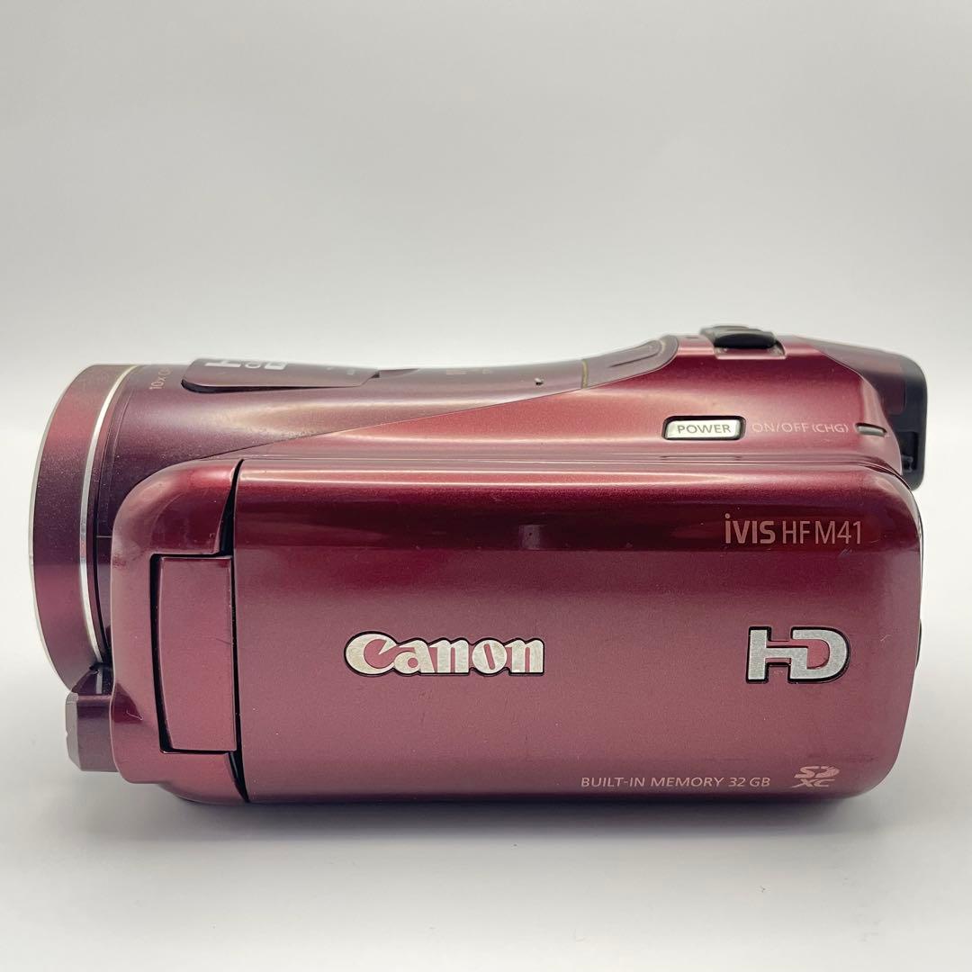 Canon iVIS HF M41 ビデオカメラ 本体　ハンディカム　レッド