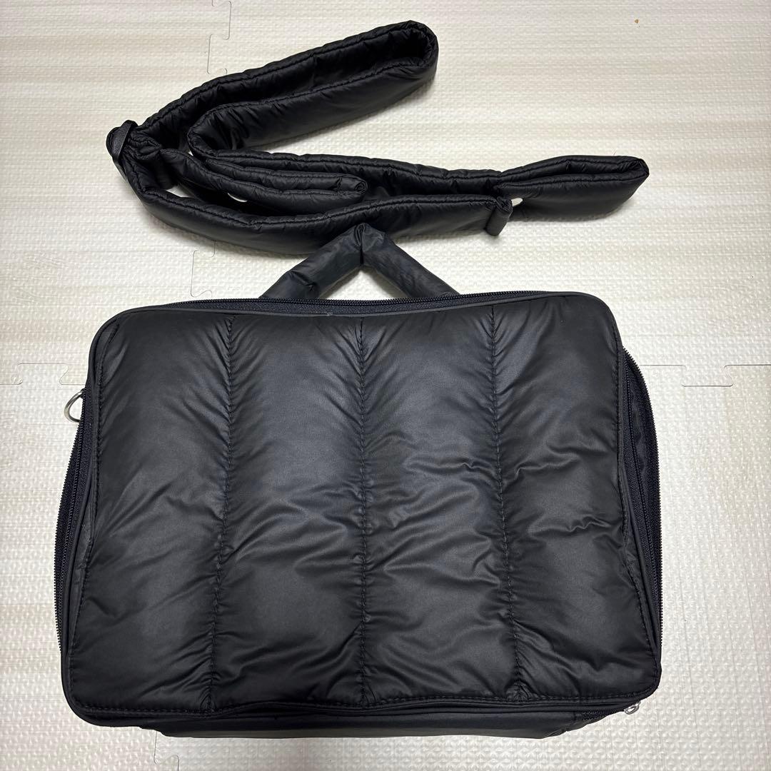 ブラック キルティング マザーズバッグ