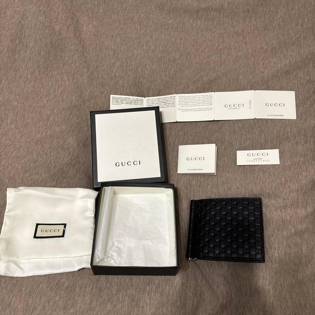 GUCCI グッチ　マネークリップ　カード入れ　新品