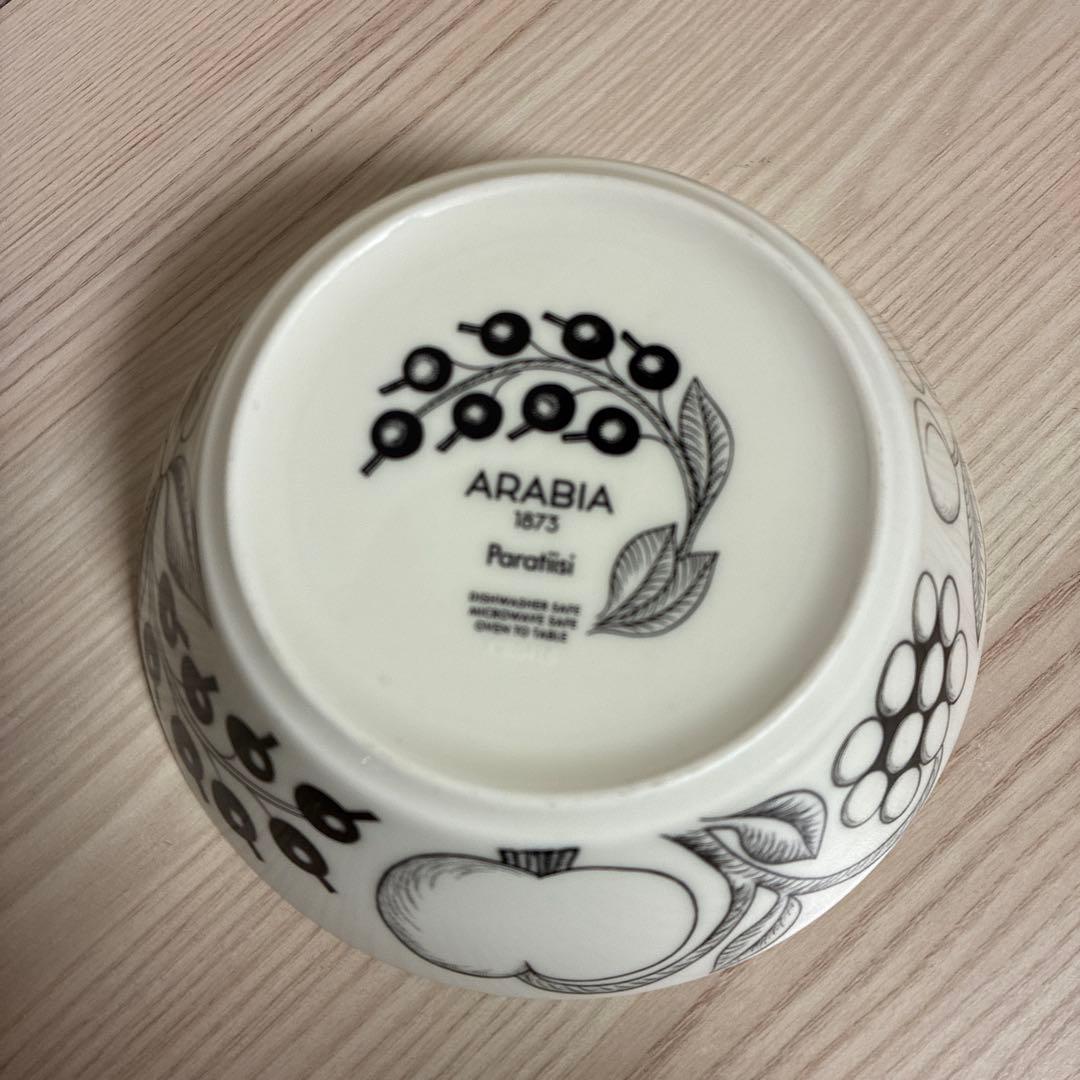 アラビア　ブラックパラティッシ　ボウル