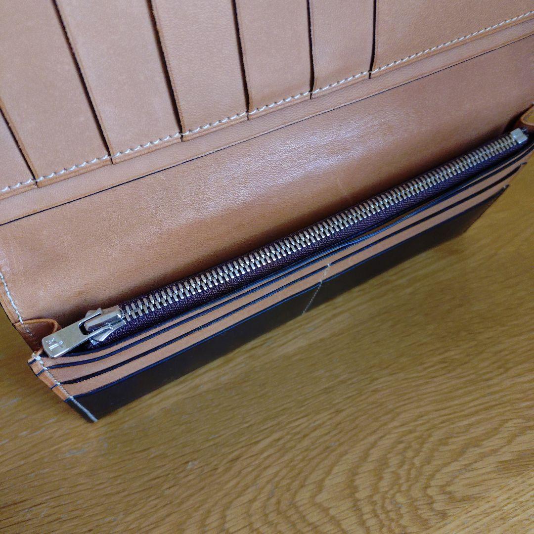 万双ブライドル 長財布　小銭入付　ブラック