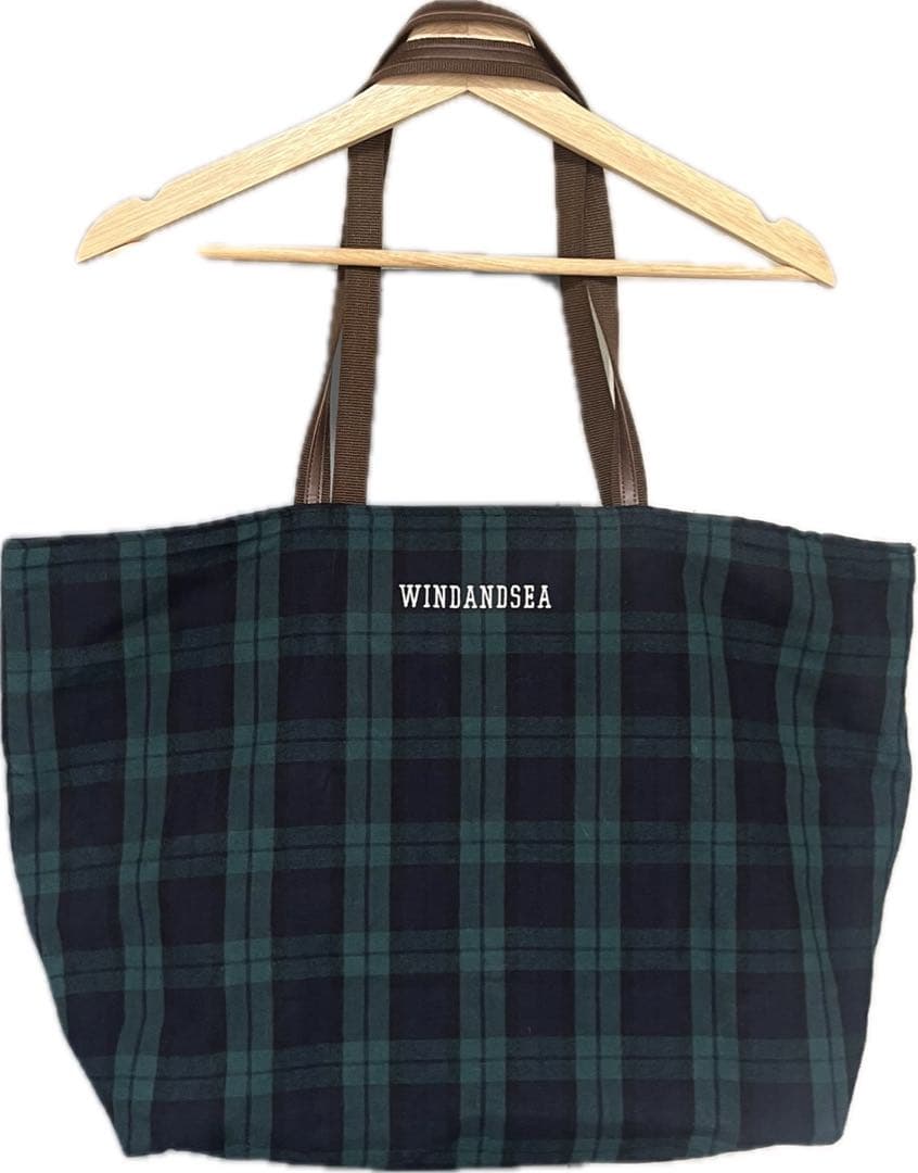 windandsea トートバッグ クリスマス グリーン ブラック 緑 黒