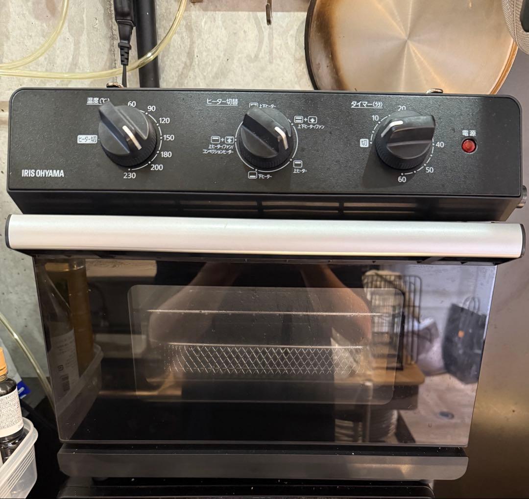 【美品】アイリスオーヤマ ノンフライ　コンベクションオーブン　トースター