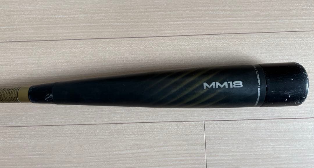 SSK エスエスケイ MM18 軟式バット 黒/金 ミドルバランス