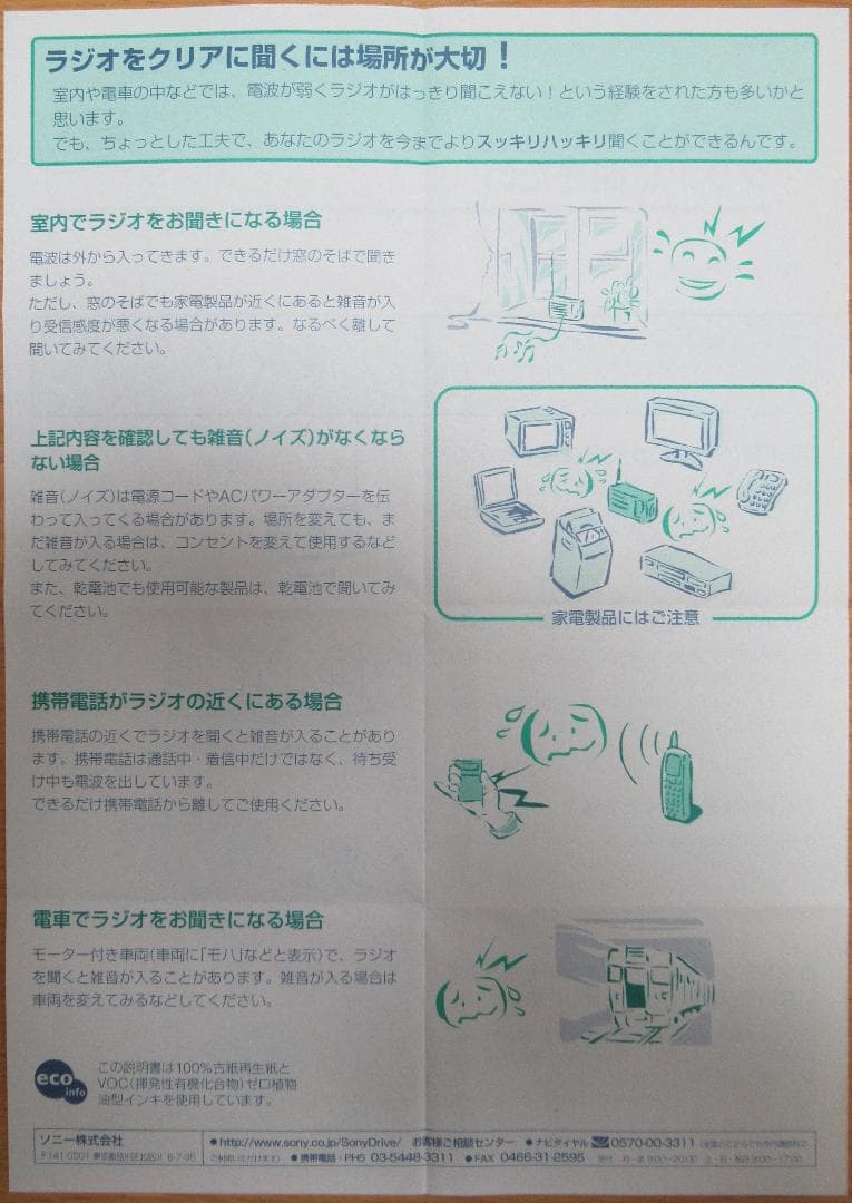 SONY ICF-EX5 高感度ラジオ 名機 フルセット 純正ACアダプター付き