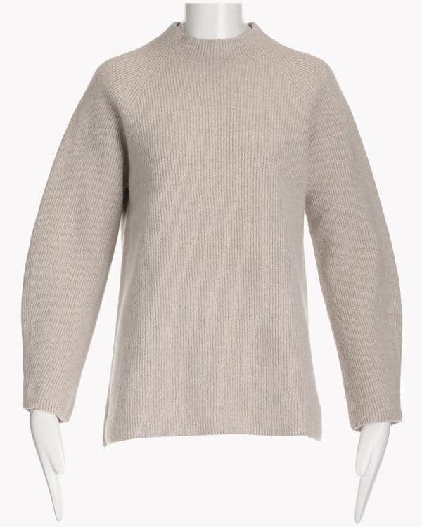 Theory 23AW ホールガーメント ハイネック ニット　茶