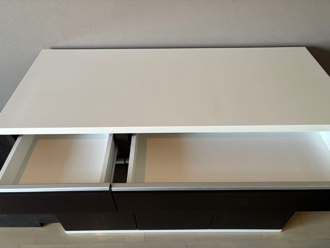 【値下げ】【送料込】　ニトリ　バーカウンターマルチ2 120cm ダークブラウン