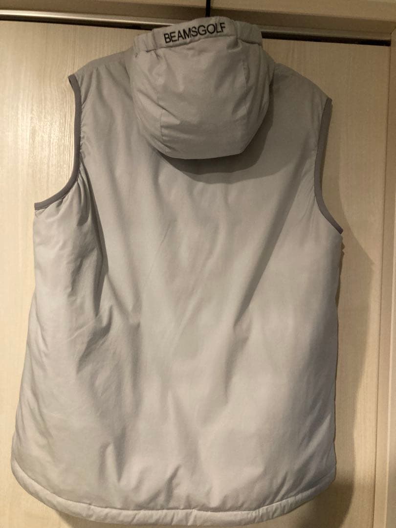 BEAMS GOLF フードベスト ライトグレー