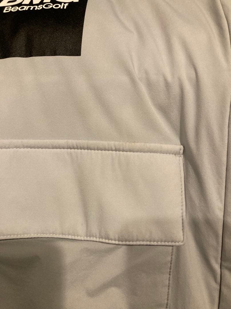 BEAMS GOLF フードベスト ライトグレー